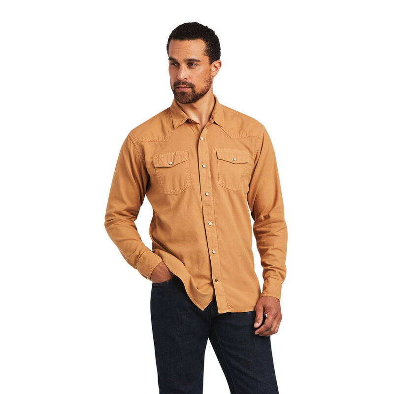 Ariat Hemden Herren - Ace Retro Fit Braun ( JRVKC-2586 )